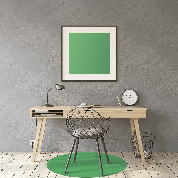Office chair mat Grassy green color