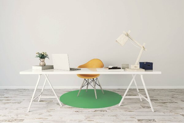 Office chair mat Grassy green color
