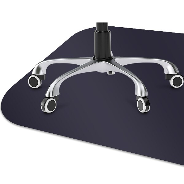 Desk chair floor protector Color Navy sea