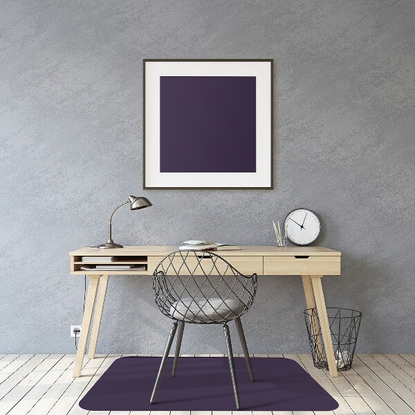 Office chair mat Color Steel blue