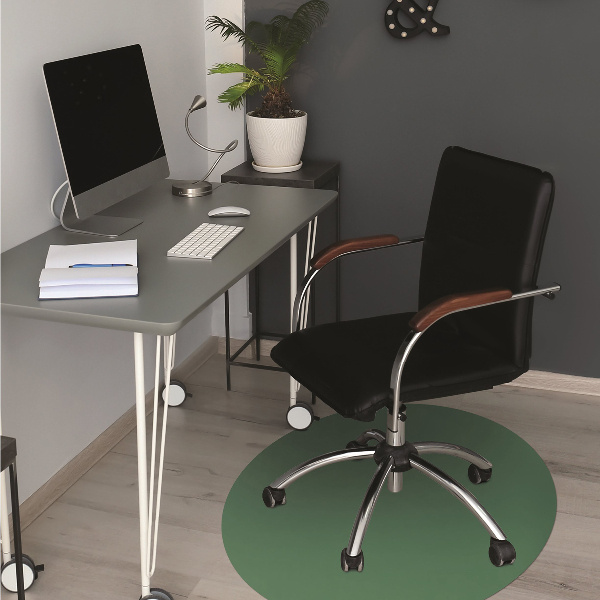 Desk chair mat Color Forest Green