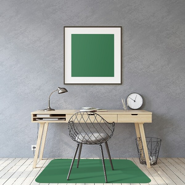 Desk chair mat Color Forest Green
