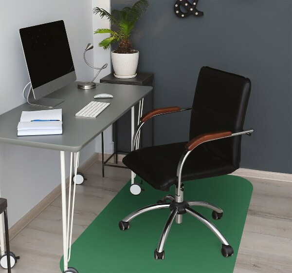 Desk chair mat Color Forest Green