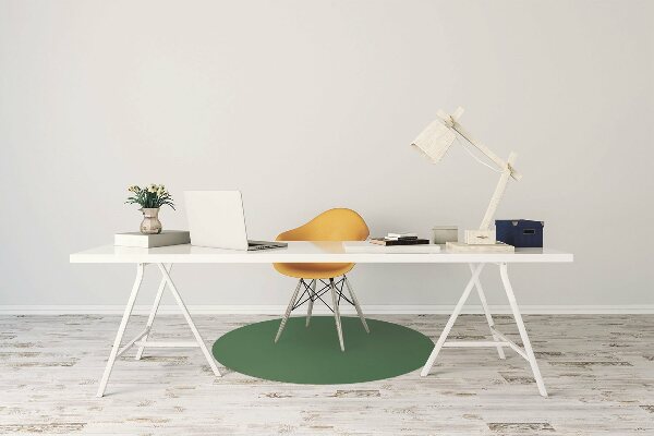 Desk chair mat Color Forest Green