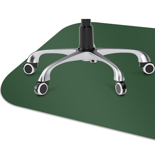 Office chair floor protector Dark green color
