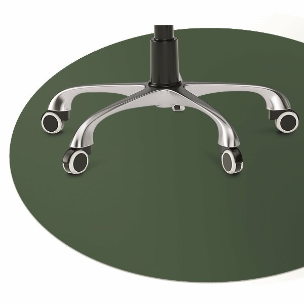 Office chair floor protector Dark green color