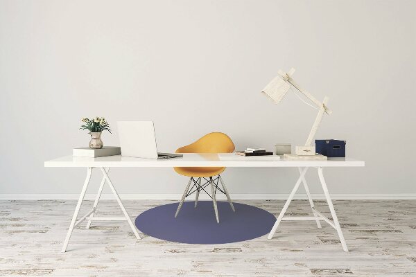 Office chair floor protector Blue color