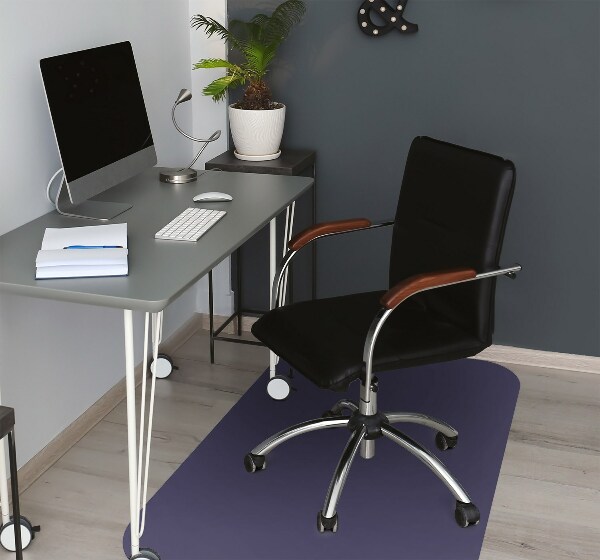 Office chair floor protector Navy blue