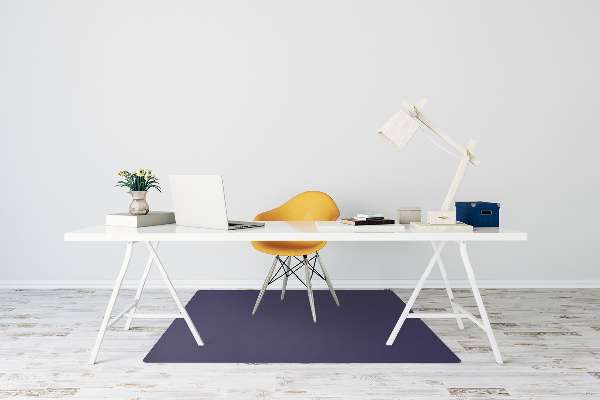 Office chair floor protector Navy blue