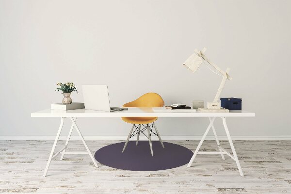 Office chair floor protector Navy blue
