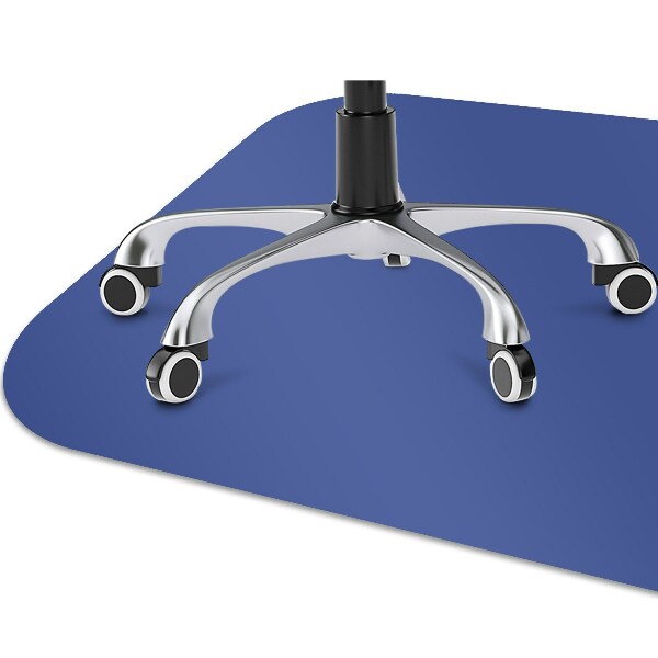 Office chair mat Blue color Road