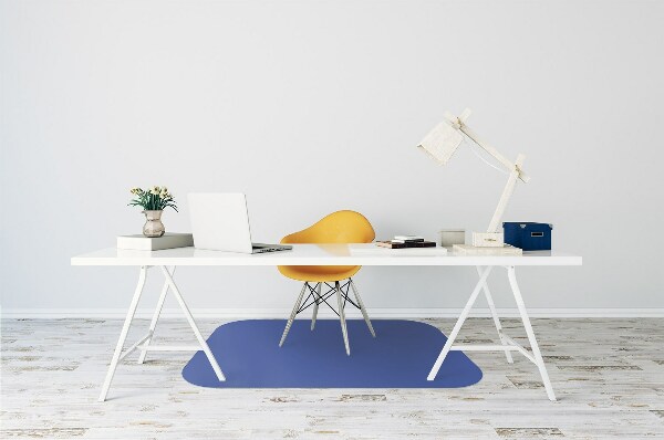 Office chair mat Blue color Road