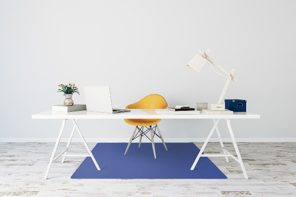 Office chair mat Blue color Road