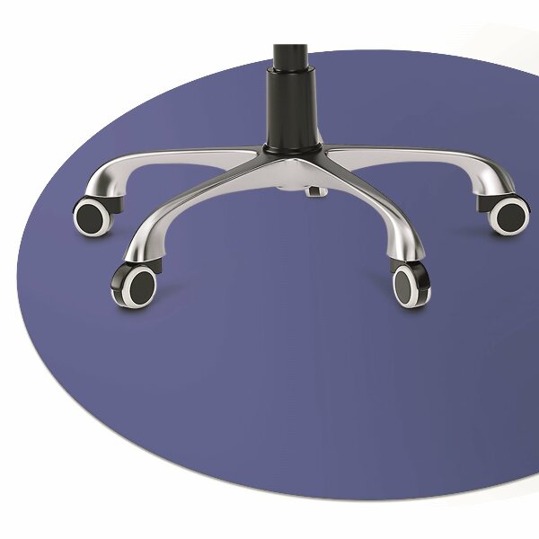 Office chair mat Blue color Road