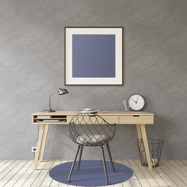 Desk chair floor protector Dark blue color