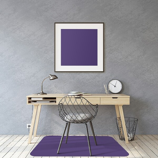 Office chair floor protector color Cobalt