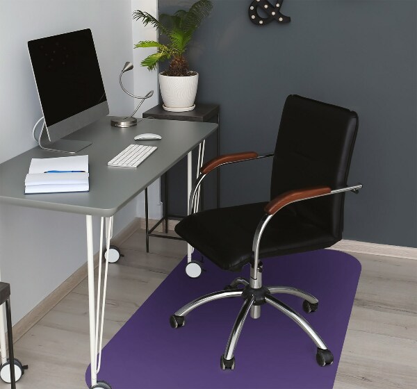 Office chair floor protector color Cobalt