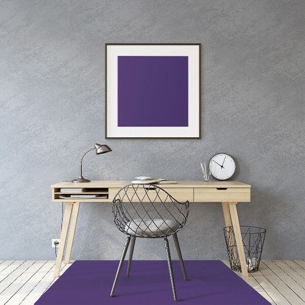 Office chair floor protector color Cobalt