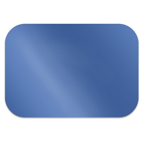 Computer chair mat Dark color azure