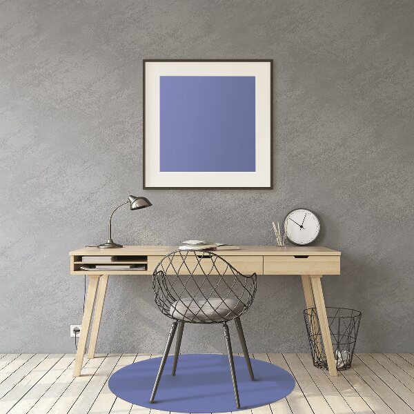 Computer chair mat Dark color azure
