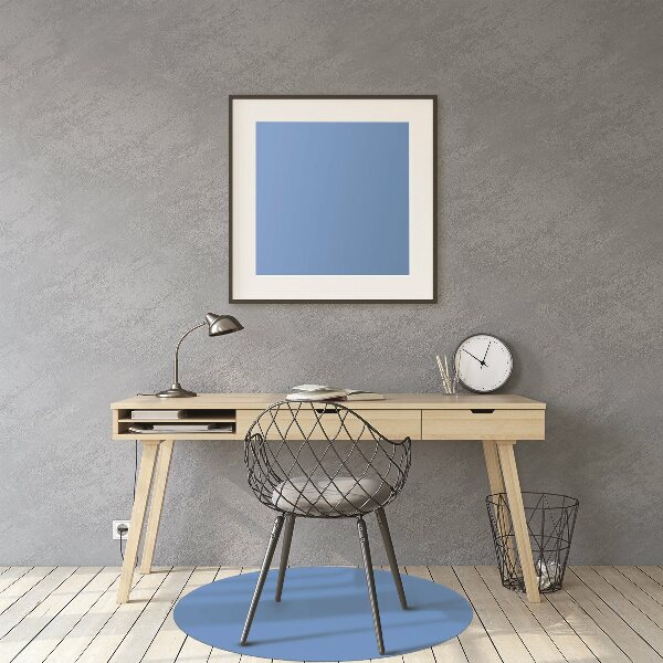 Office chair mat color Blue