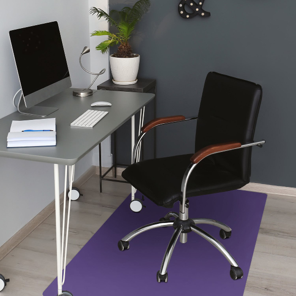 Desk chair floor protector Color Royal Navy