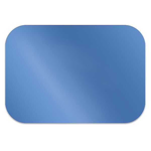 Office chair mat color Azure