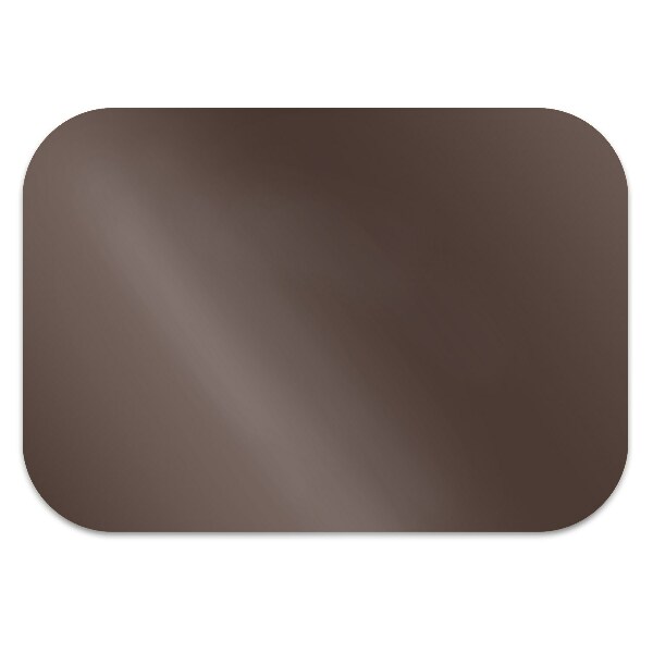 Office chair mat Brown color