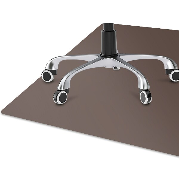 Office chair mat Brown color