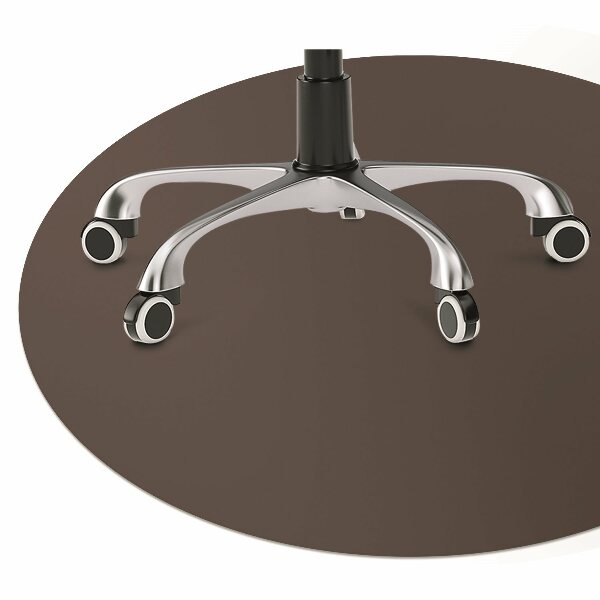 Office chair mat Brown color