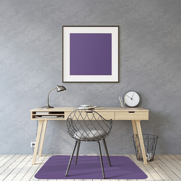 Office chair floor protector color Purple