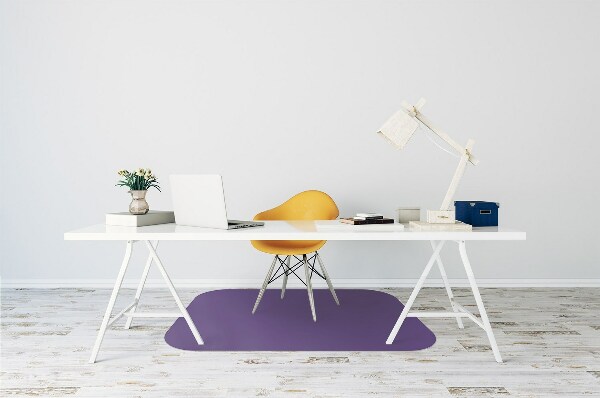 Office chair floor protector color Purple