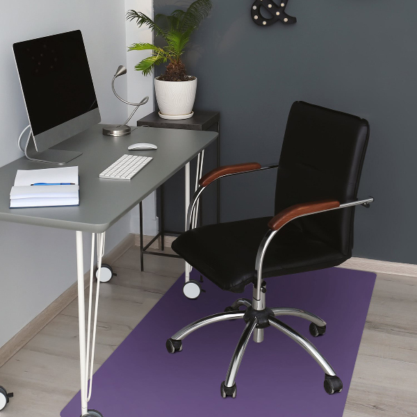 Office chair floor protector color Purple