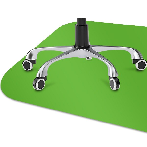 Desk chair mat Color: Yellow green