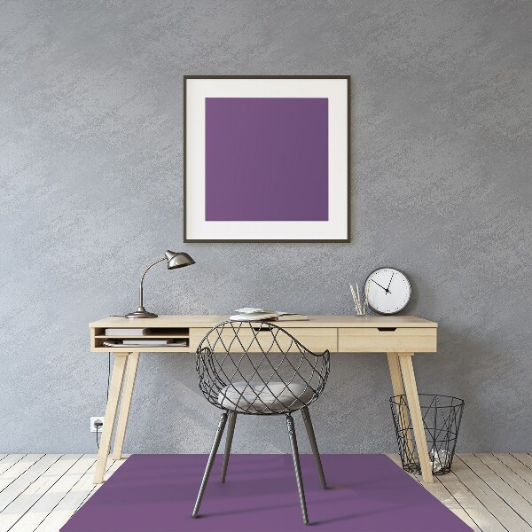 Desk chair mat Dark purple color