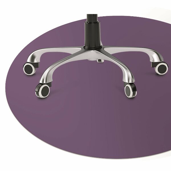 Desk chair mat Dark purple color