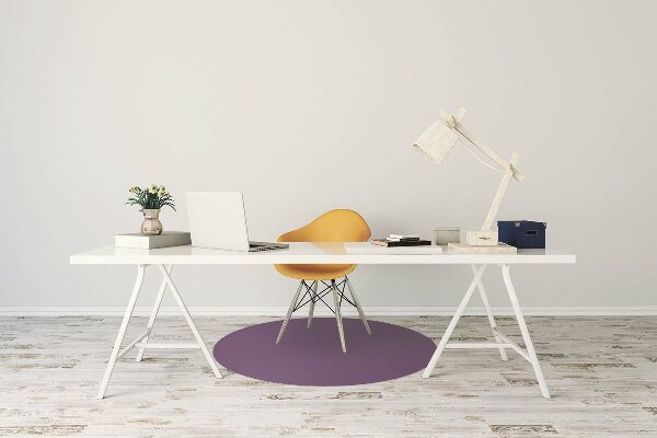 Desk chair mat Dark purple color