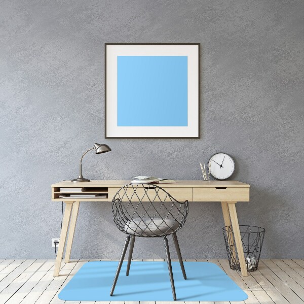 Chair mat Pastel blue color