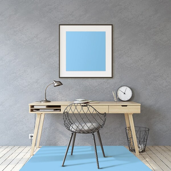 Chair mat Pastel blue color