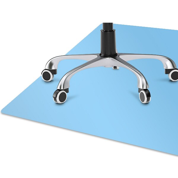 Chair mat Pastel blue color