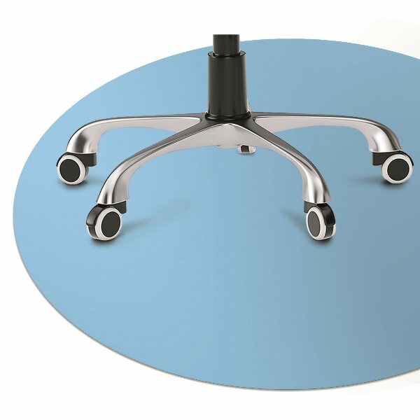 Chair mat Pastel blue color
