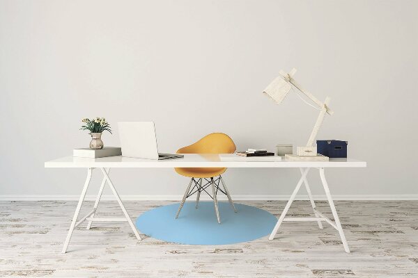 Chair mat Pastel blue color