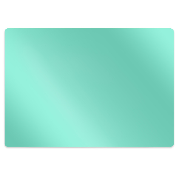 Office chair mat Mint color