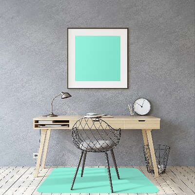 Office chair mat Mint color