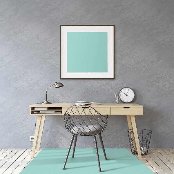 Office chair mat Mint color