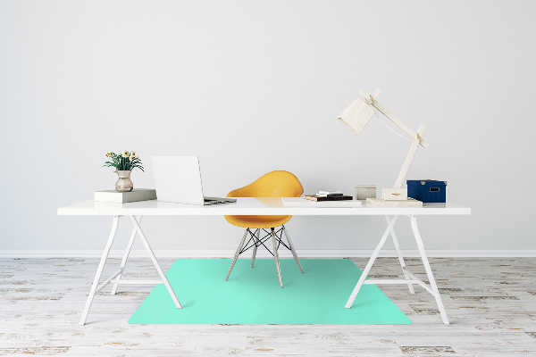 Office chair mat Mint color