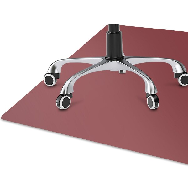 Office chair mat Color Purple red
