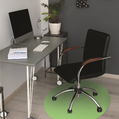 Office chair mat Pastel green color