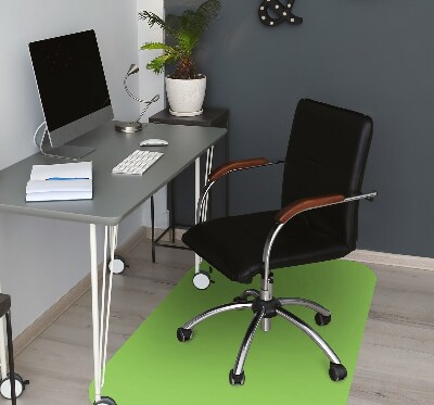 Office chair mat Pastel green color