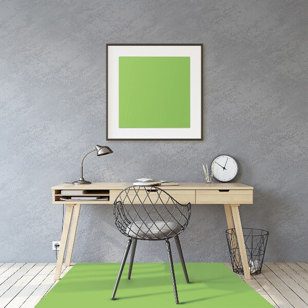 Office chair mat Pastel green color